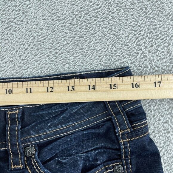 Silver Jeans Co. Suki Mid Capri Jeans Super Stretch W30/L22.5 Womens Denim 3732 - Picture 7 of 11